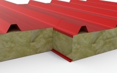 Соединение «Roof-Lock» кровельных сэндвич панелей